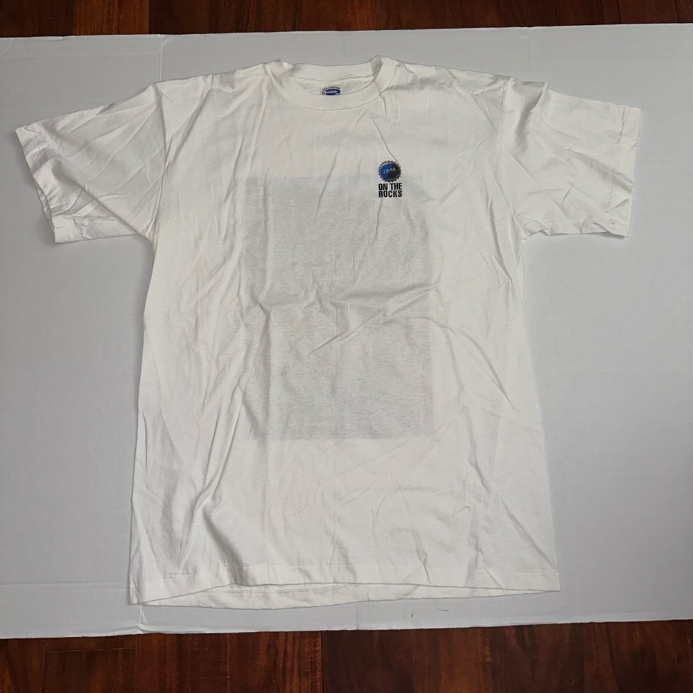 Vintage Zima On The Rocks Malt Beverage T Shirt Beer Size XL